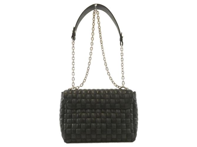 Borsa a tracolla Louis Vuitton Damier Cobalt Twist MM Nero - vista 2