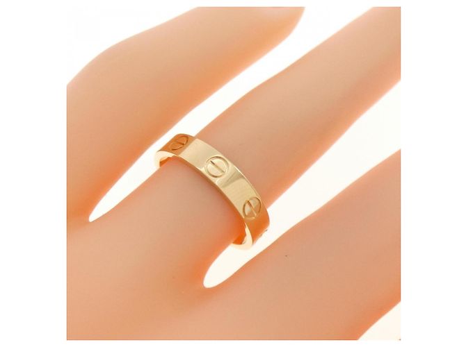 Anello Mini Love di Cartier in oro giallo 18K - vista 4