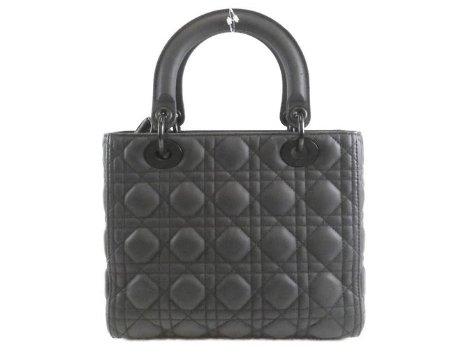 Borsa Christian Dior Lady Medium Nero - vista 2