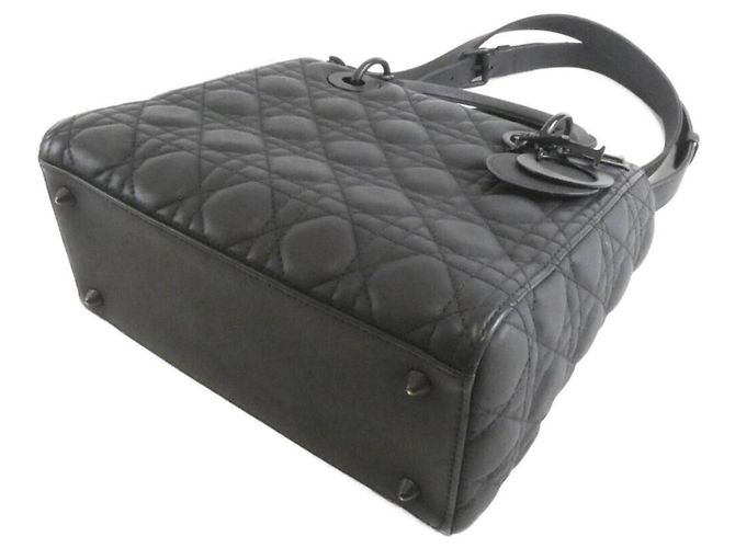 Borsa Christian Dior Lady Medium Nero - vista 3