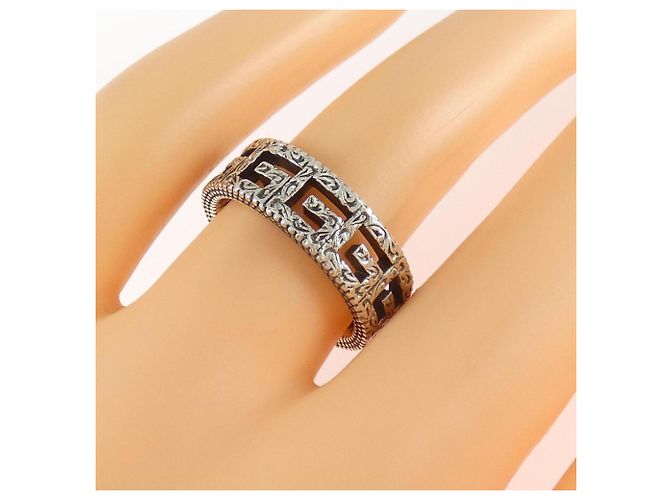 Anello Gucci Square G in argento - vista 5
