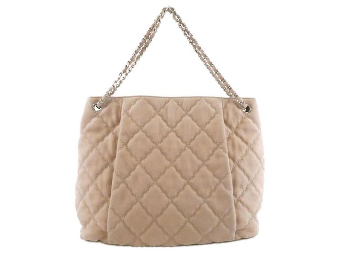 Bolso de hombro Chanel Hampton Line 66132 Beige - vista 2