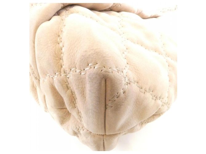 Bolso de hombro Chanel Hampton Line 66132 Beige - vista 3