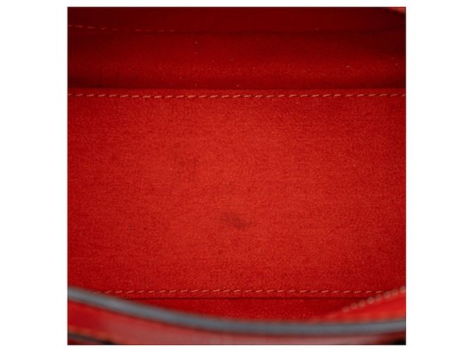 Céline Bolso Celine Orange Nano Leather Luggage Tote Naranja - vista 4
