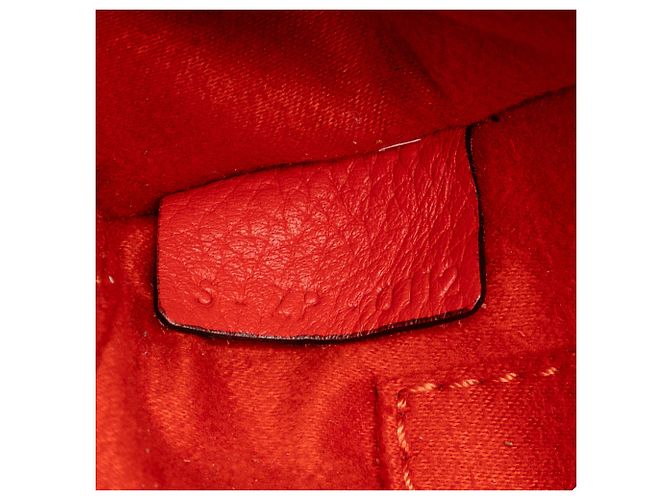 Céline Bolso Celine Orange Nano Leather Luggage Tote Naranja - vista 6