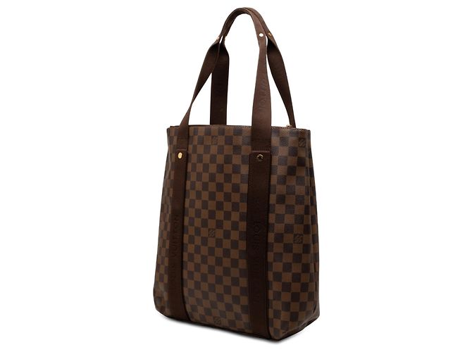 Louis Vuitton Marrone Damier Ebene Cabas Beaubourg - vista 2