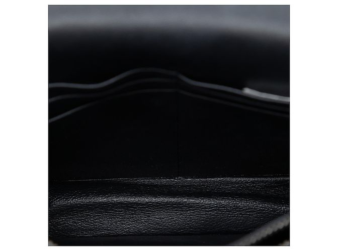 Portafoglio con catena in pelle nera borchiata Bottega Veneta Nero - vista 4