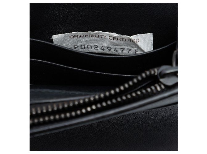 Portafoglio con catena in pelle nera borchiata Bottega Veneta Nero - vista 6