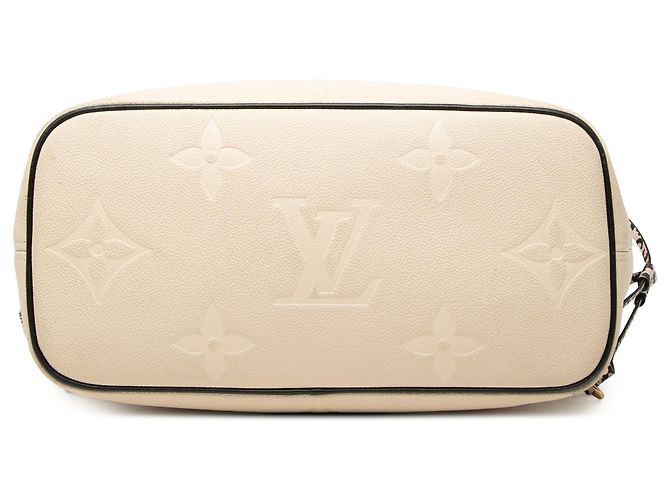 Louis Vuitton Neverfull MM White Monogram Empreinte Wild At Heart Bianco Crudo - vista 3