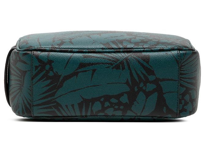 Pochette Saint Laurent Blue Grain De Poudre Tropical Palm - vista 3