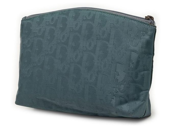 Pochette Dior Blue Diorissimo Trotter in tela - vista 2