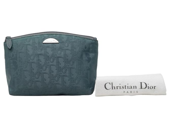 Pochette Dior Blue Diorissimo Trotter in tela - vista 7