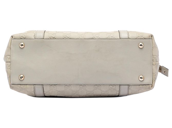 Gucci White Guccissima Abbey D Ring Tote Weiß - Ansicht 3