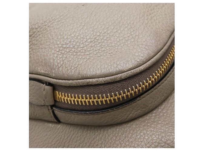 Zaino Prada Brown Vitello Daino Cinch Marrone Taupe - vista 20