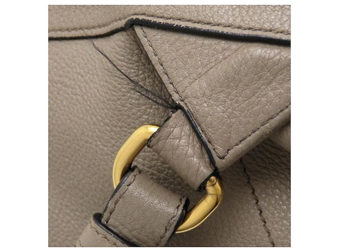 Zaino Prada Brown Vitello Daino Cinch Marrone Taupe - vista 23