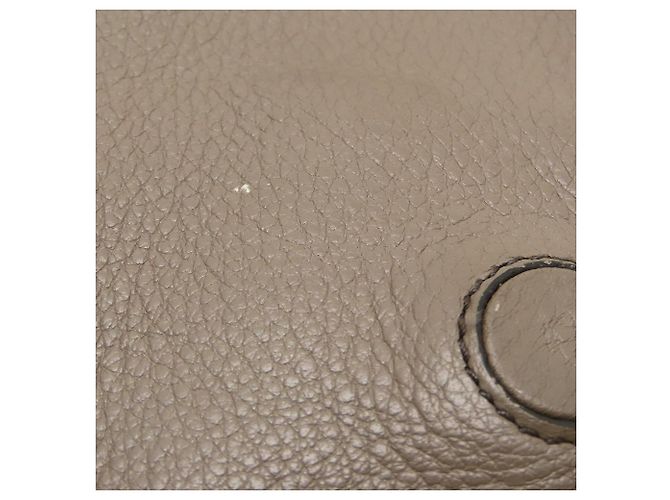 Zaino Prada Brown Vitello Daino Cinch Marrone Taupe - vista 9