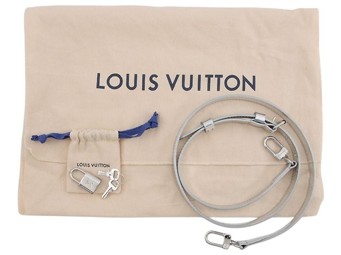Louis Vuitton Specchio Monogram Argentato Speedy Bandouliere 20 Argento - vista 16