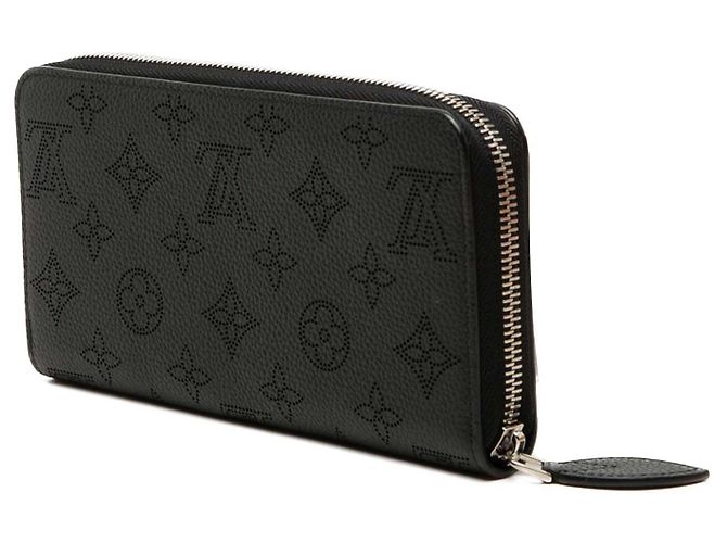 Cartera Zippy Monogram Mahina negra Louis Vuitton Negro - vista 2