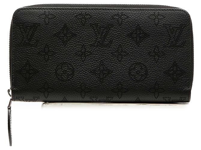 Cartera Zippy Monogram Mahina negra Louis Vuitton Negro - vista 4