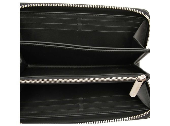 Cartera Zippy Monogram Mahina negra Louis Vuitton Negro - vista 5