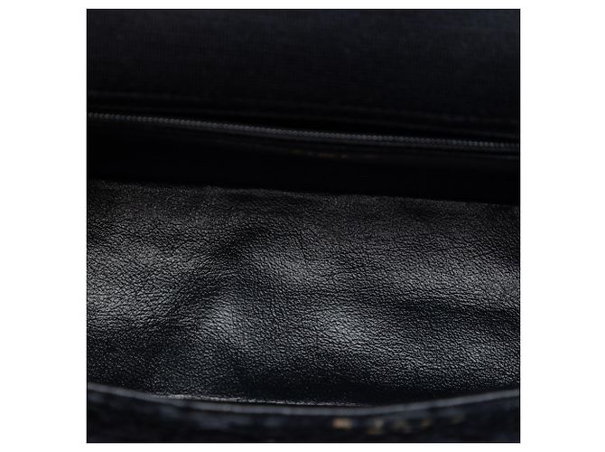 Chanel Black Quilted Tweed Reissue 2.55 Single Flap 224 Nero - vista 4