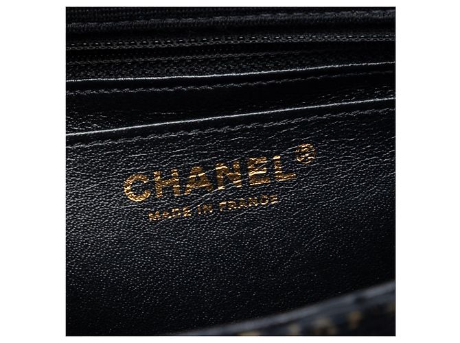 Chanel Black Quilted Tweed Reissue 2.55 Single Flap 224 Nero - vista 5