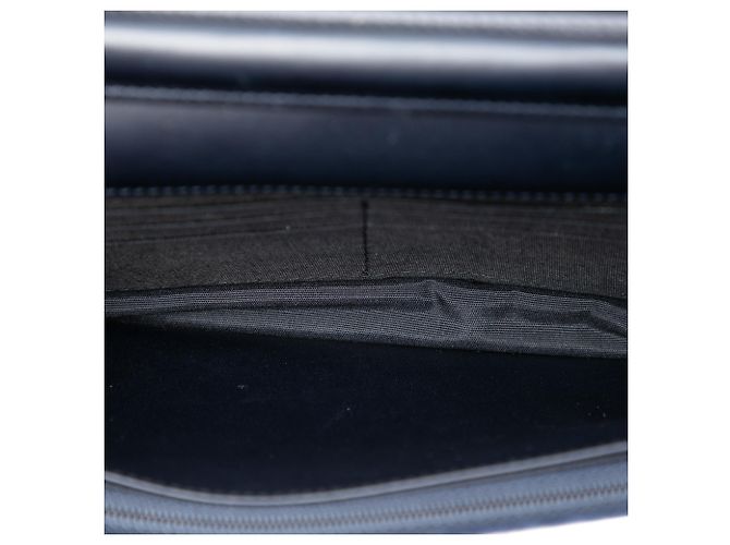 Cartera Boy Chanel en terciopelo acolchado azul con cadena Azul marino - vista 4