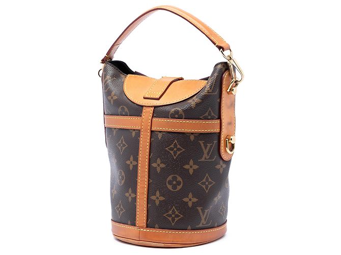 Borsa Bucket Duffle Louis Vuitton Marrone Monogram - vista 2