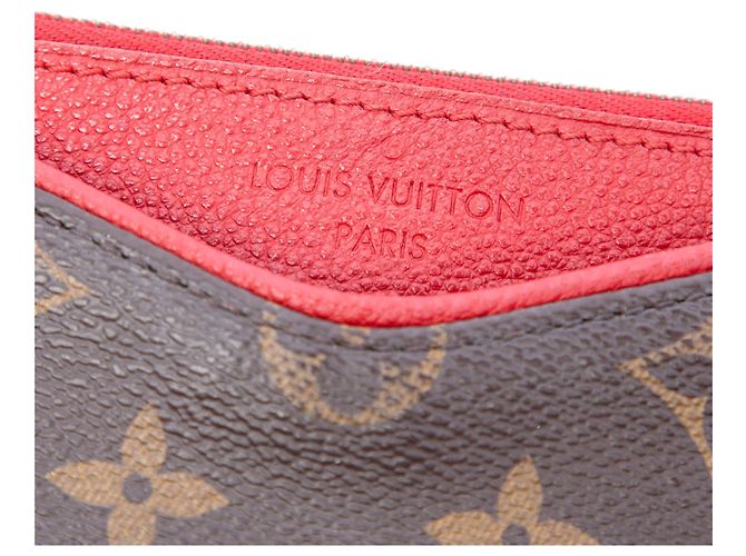Clutch Louis Vuitton Brown Monogram Pallas Marrone - vista 5