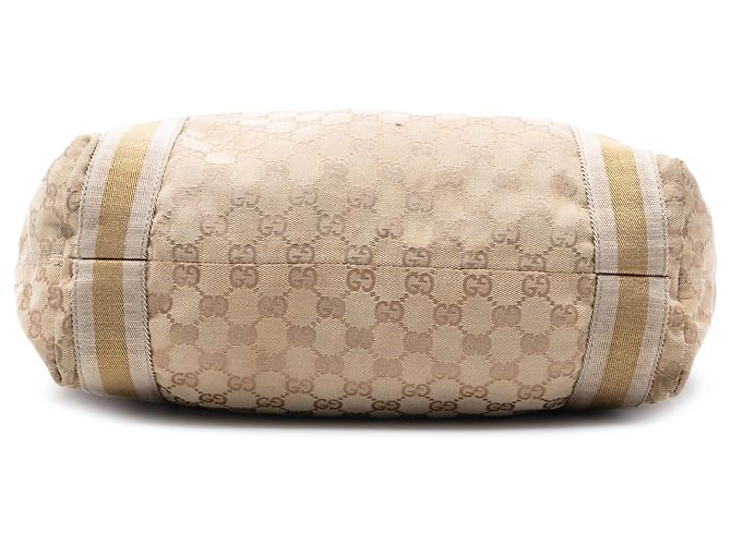 Gucci Beige GG Canvas Web Tote - Ansicht 3