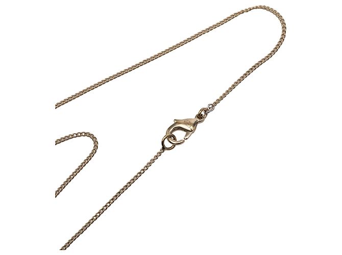 Collana con pendente Camelia placcato oro Gold CC Chanel D'oro - vista 4