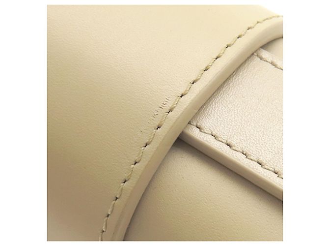Borsa 30 Montaigne in pelle bianca Dior Bianco Bianco sporco - vista 9