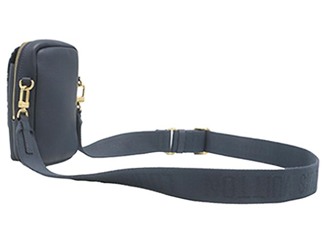 Double Phone Pouch in Denim Monogram Blue Nigo e Taurillon Louis Vuitton - vista 2