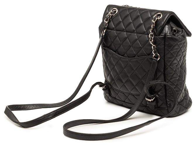 Zaino Chanel Black Small Lambskin Urban Spirit Nero - vista 2