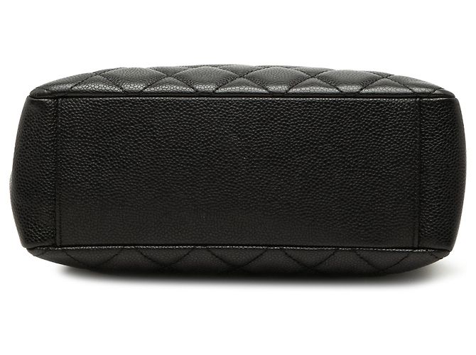 Chanel Black Caviar Petite Shopping Tote Schwarz - Ansicht 3