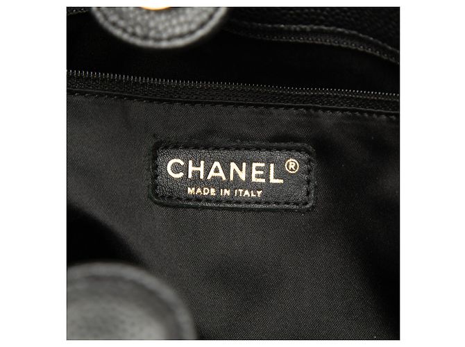 Chanel Black Caviar Petite Shopping Tote Schwarz - Ansicht 5