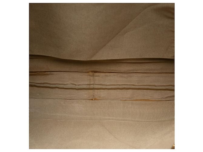 Chanel Beige CC Canvas Tote mit Holzgriff - Ansicht 4
