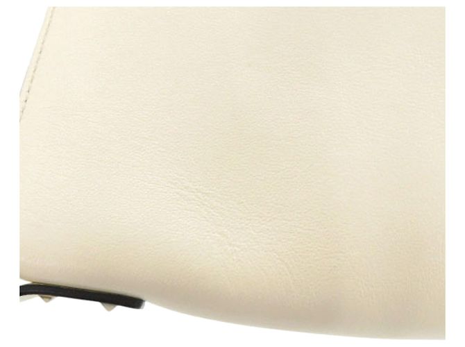 Borsa a secchiello Valentino in pelle bianca con Rockstud - vista 7