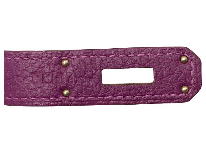 Hermès Purple Togo Birkin Retourne 30 Porpora Viola scuro - vista 6