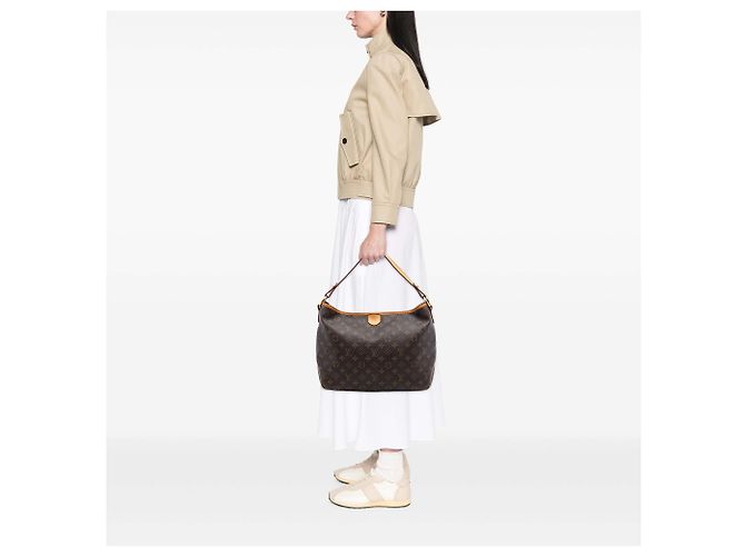 Louis Vuitton Marrone Monogram Delightful PM - vista 6