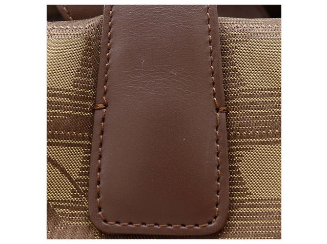 Tote in nylon Chanel Brown New Travel Line Marrone Cachi - vista 10