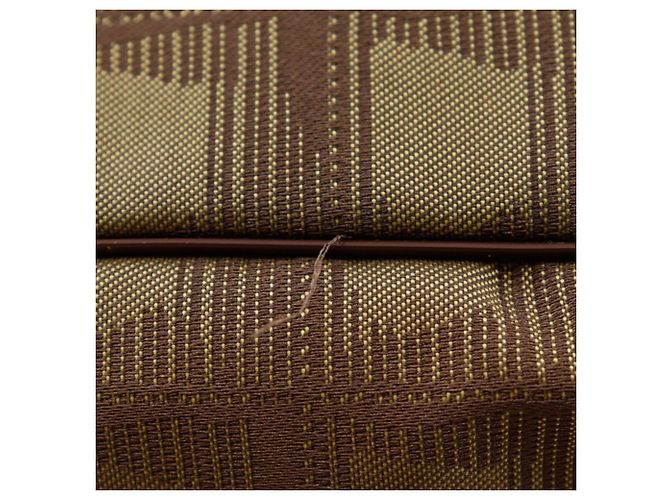 Tote in nylon Chanel Brown New Travel Line Marrone Cachi - vista 15