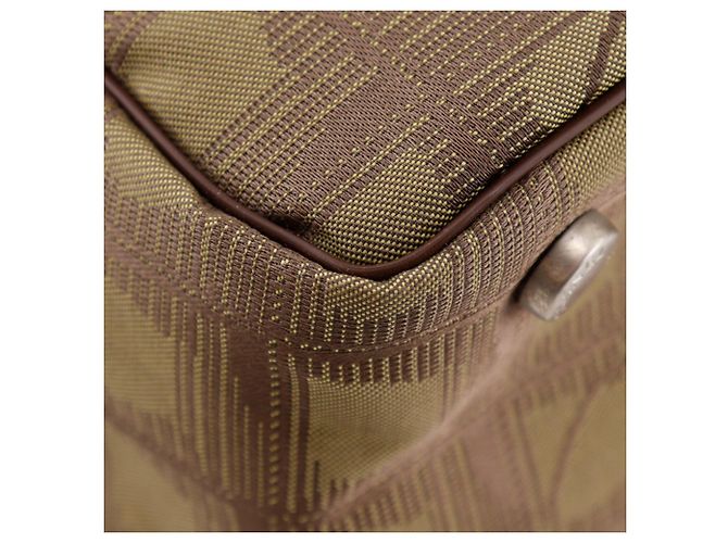 Tote in nylon Chanel Brown New Travel Line Marrone Cachi - vista 19