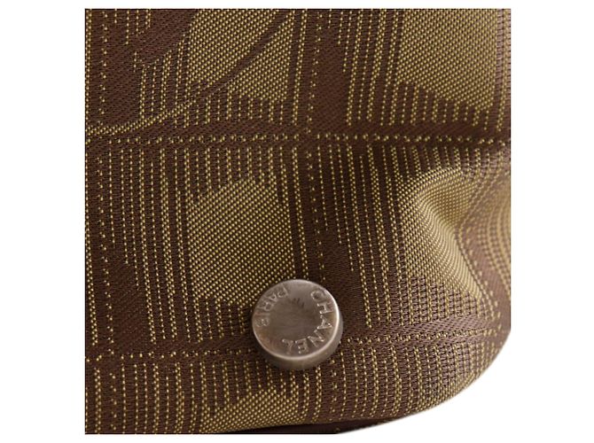 Tote in nylon Chanel Brown New Travel Line Marrone Cachi - vista 20