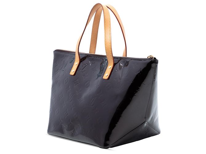 Louis Vuitton Purple Monogram Vernis Bellevue PM Porpora - vista 2