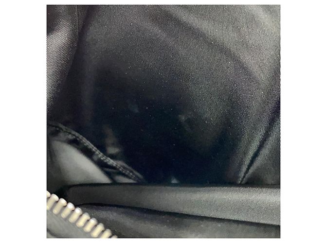 Tote acolchoado estampado em Re Nylon cinza Prada Marrom - vista 8
