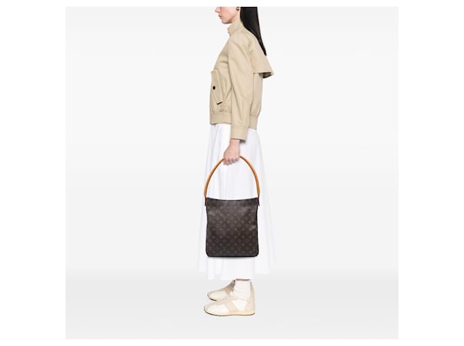 Louis Vuitton Marrone Monogram Looping GM - vista 5