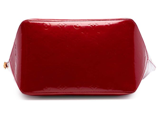 Louis Vuitton Red Monogram Vernis Bellevue GM Rosso - vista 3