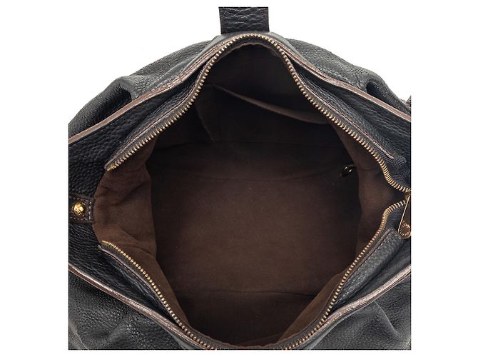 Louis Vuitton Black Monogram Mahina XS Nero - vista 4