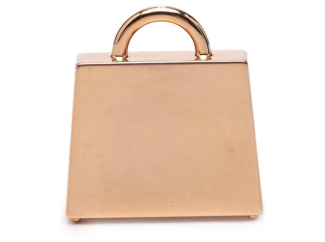 Charm Hermès Curiosite Kelly Laque H Vibration Placcato in Oro Rosa D'oro - vista 2